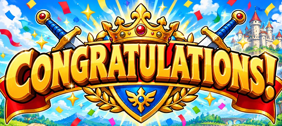 CONGRATULATIONS!
