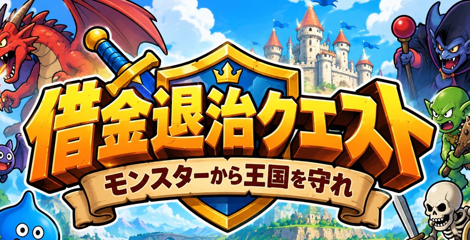 借金退治クエスト ― モンスターから王国を守れ